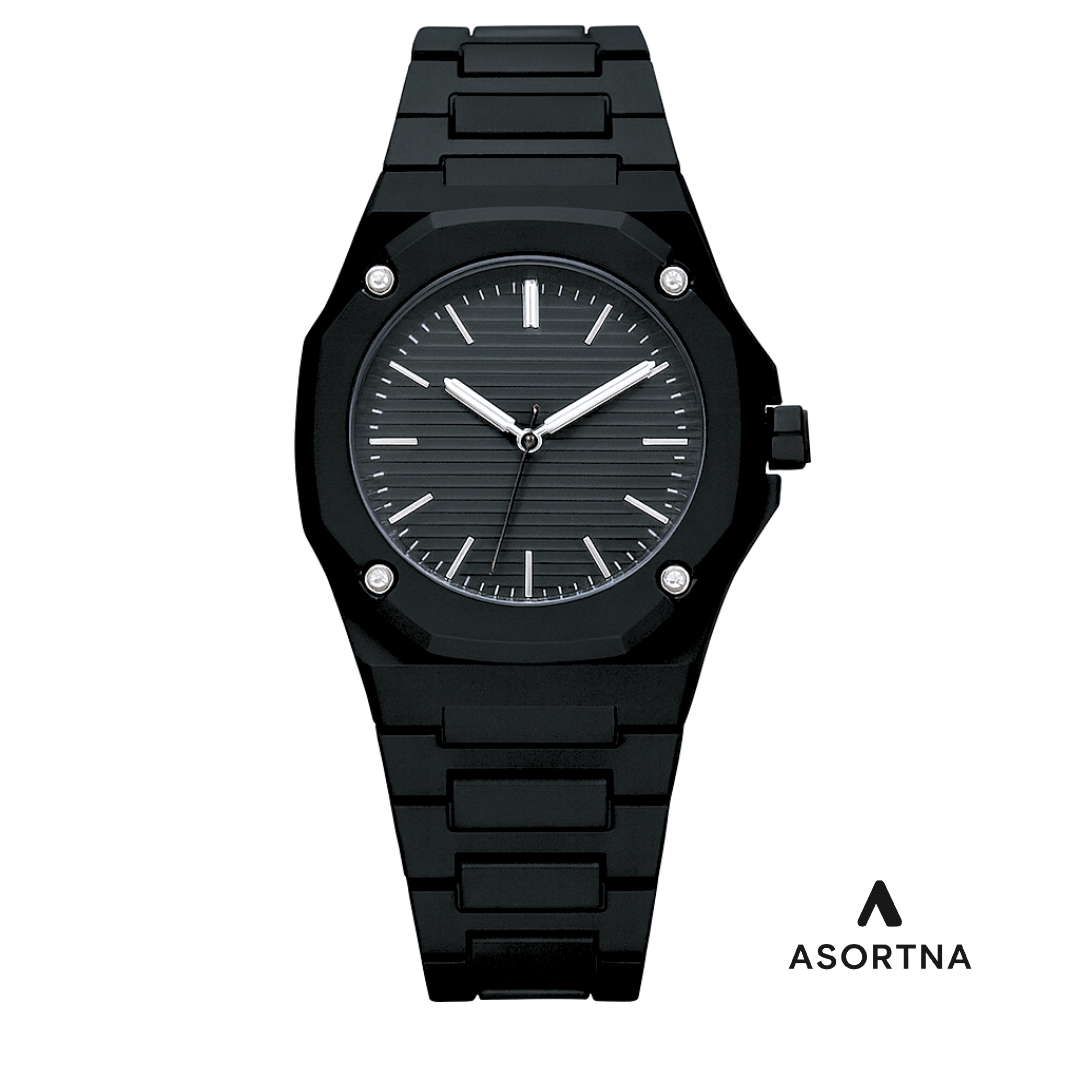 Black Aura Watch-premium timepiece Asortna