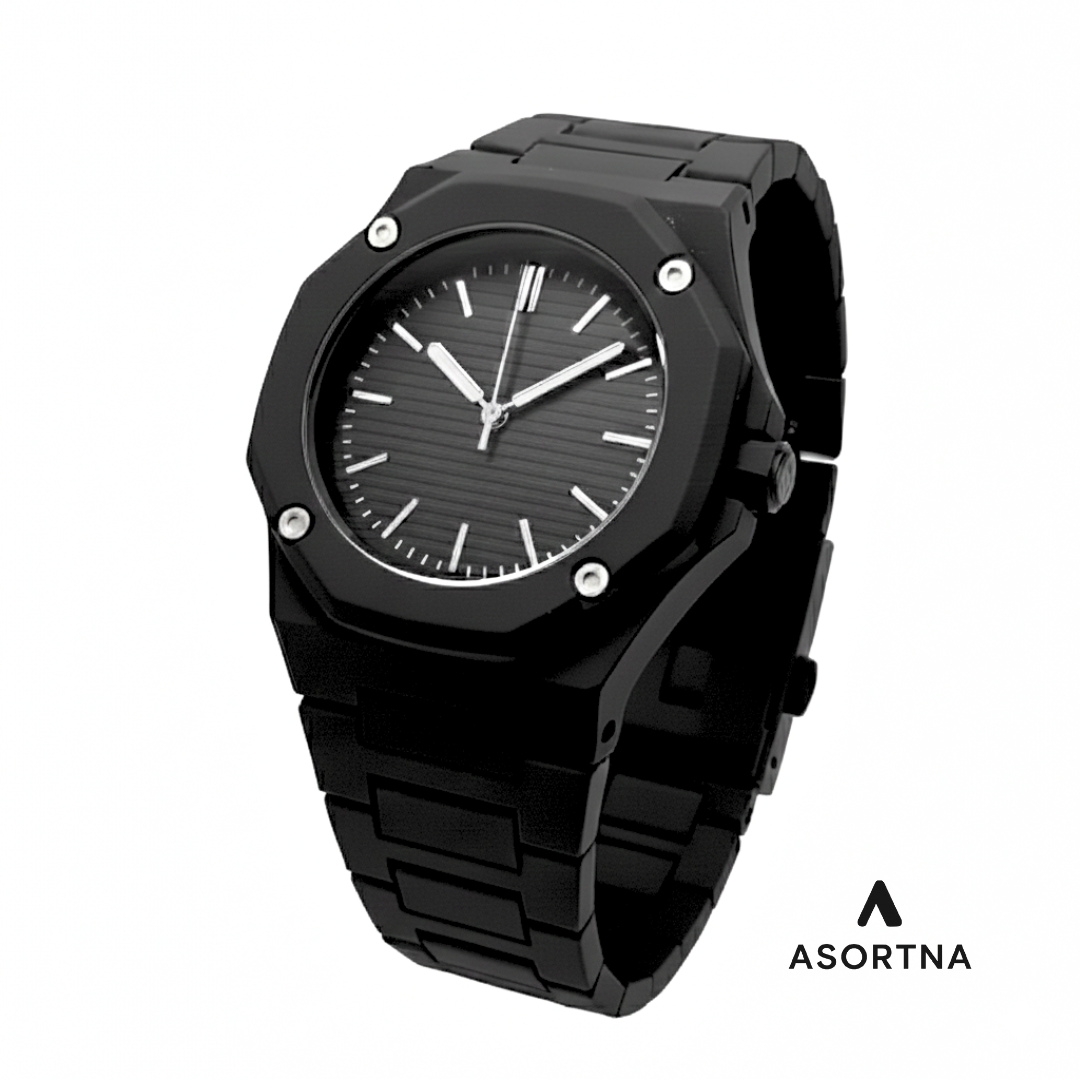 Black Aura Watch-premium timepiece Asortna